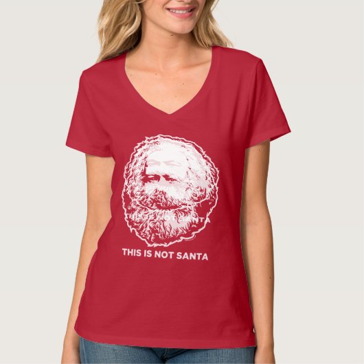 T-shirt Ce n'est pas chemise de Père Noël (Devant)