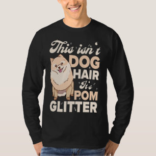 T-shirt Ce N'Est Pas Chien Cheveux C'Est Pom Parties scint