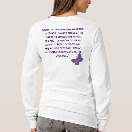 T-shirt "Ce n'est pas dans ma tête" (Dos)