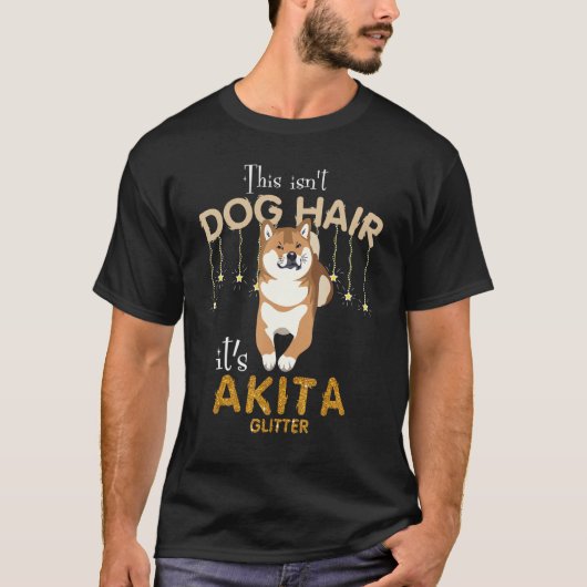 T-shirt Ce n'est pas des cheveux de chien C'est un chien d (Devant)