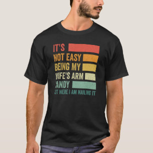 T-shirt Ce n'est pas facile d'être ma femme est bonbon de