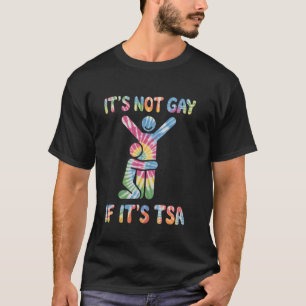 T-shirt Ce n'est pas gay si c'est TSA Drôle Sécurité Compa