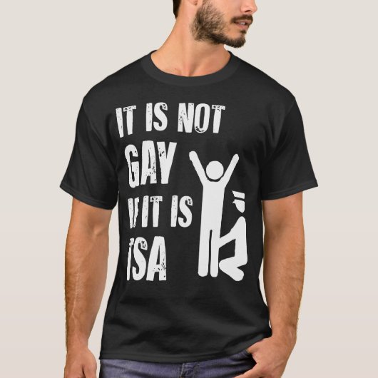 T-shirt Ce N'Est Pas Gay Si C'Est Tsa Funny Security Airli (Devant)