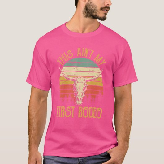 T-shirt Ce n'est pas mon premier rodéo Howdy Country Music (Devant)