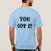 T-SHIRT CE N'EST PAS MON TRAVAIL ! (Dos)