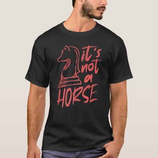 T-shirt Ce n'est pas un cheval (Devant)