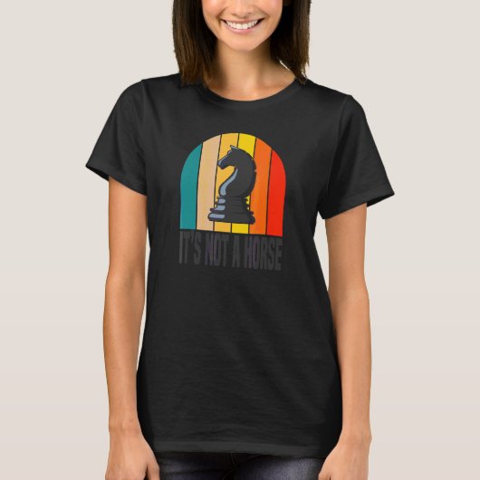 T-shirt Ce n'est pas un cheval Conception de joueurs de (Devant)