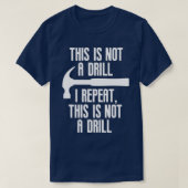 T-shirt Ce N'Est Pas Un Exercice Drôle Papa Joke Maintenan (Design devant)