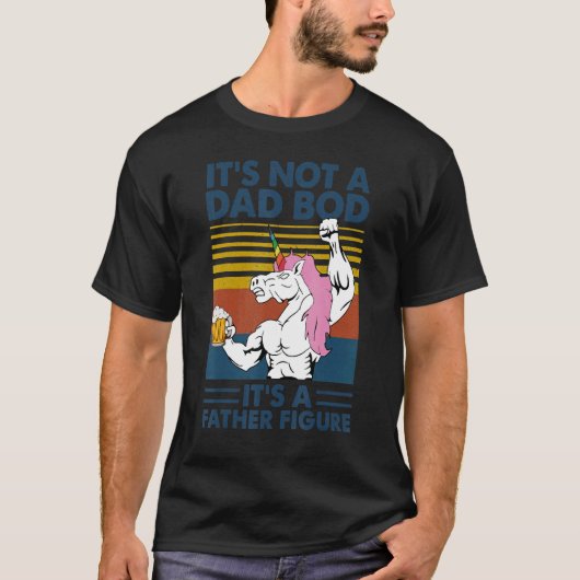 T-shirt Ce n'est pas un papa Bod C'est le père Figure Unic (Devant)