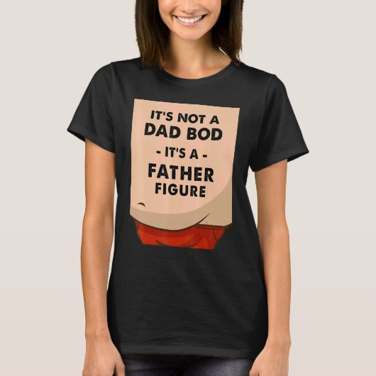 T-shirt Ce n'est pas un papa Bod C'est un père Figure (Devant)