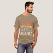 T-shirt Ce n'est pas un papa bod C'est un père figure père (Devant entier)