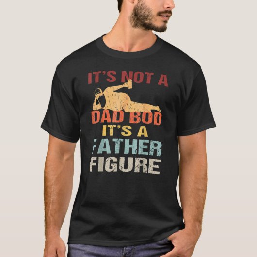 T-shirt Ce n'est pas un papa Bod C'est un père Figure Père (Devant)