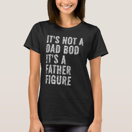 T-shirt Ce n'est pas un papa Bod C'est un père Figure Vint (Devant)