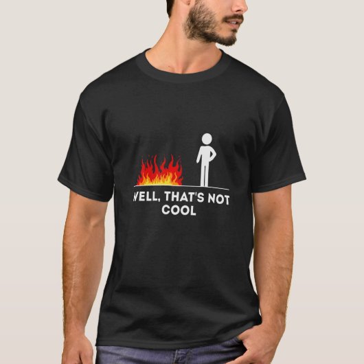 T-shirt Ce n'est pas un Stickman Cool Figure (Devant)