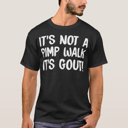 T-shirt Ce n'est pas une démarche de proxénète c'est (Devant)