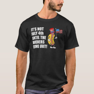 T-shirt Ce n'est pas une fête du 4 juillet jusqu'à ce que