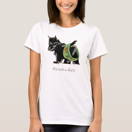 T-shirt Ce n'est pas une jupe (Devant)