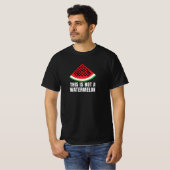 T-shirt Ce n'est pas une pastèque - Palestinien keffiyeh (Devant entier)