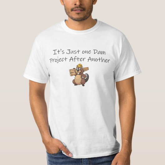 T-shirt Ce n'est qu'un projet de barrage après un autre pr (Devant)