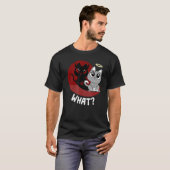 T-shirt Ce N'était Pas Moi - Drôle de Chat Méchant Mignons (Devant entier)
