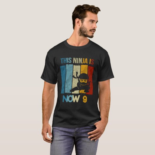 T-shirt Ce Ninja Est 9 Ninja (Devant entier)