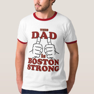 T-shirt Ce papa est BOSTON STRONG