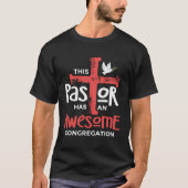 T-shirt Ce Pasteur A Une Awesome Application Pastor Congré (Devant)