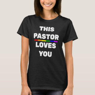 T-shirt Ce Pasteur Vous Aime Lgbt Mois Fier Ally 1