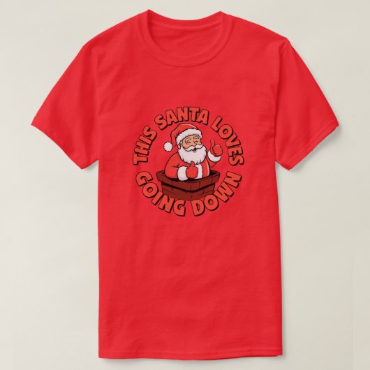 T-shirt Ce Père Noël Aime Descendre (Design devant)
