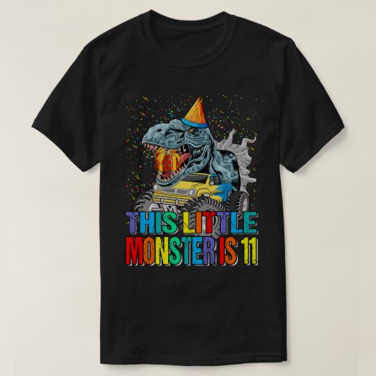 T-shirt Ce Petit Camion Monster Est 11E Anniversaire (Design devant)