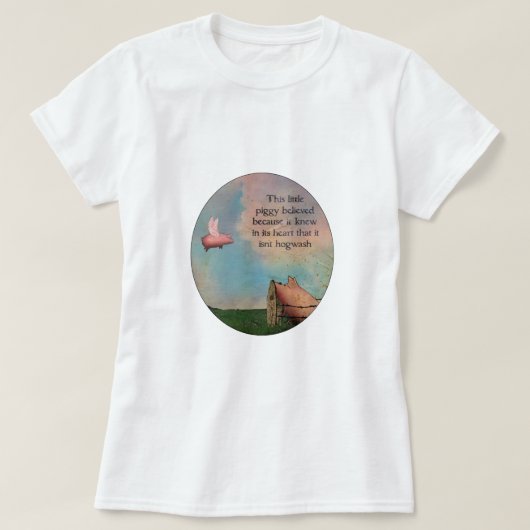 T-shirt Ce Petit Chien Croyait (Design devant)