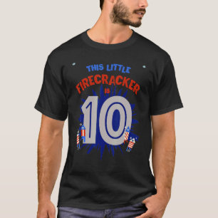T-shirt Ce Petit Pirate Est Dix Garçon Fille 10e Naissance