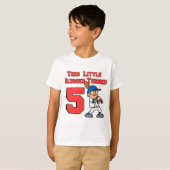 T-shirt Ce Petit Slugger Est Devenu 5 Baseball (Devant entier)