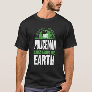 T-shirt Ce Policier S'Occupe Du Bureau De Police De La Ter