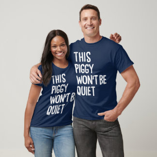 T-shirt Ce Porcelet Ne Se Tait Pas Drôle Porcelet Politiqu