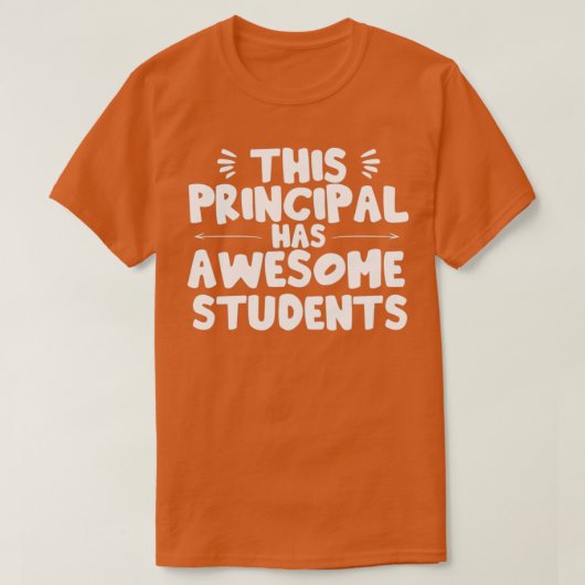T-shirt Ce Principal A Des Étudiants Super (Design devant)