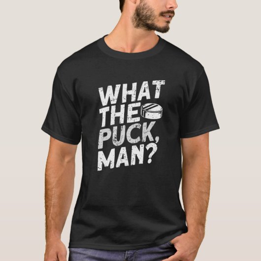 T-shirt Ce Puck Man Ice Hockey (Devant)