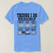 T-shirt Ce Que Je Fais Dans Mon Temps Libre Guinée Cochon  (Design devant)