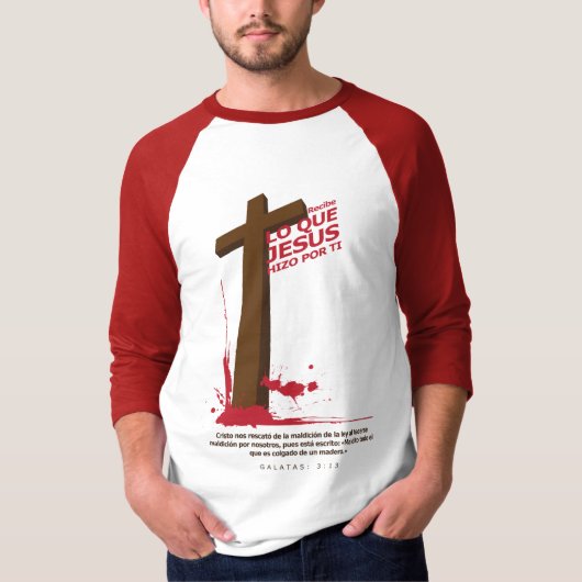 T-shirt Ce que Jesus a fait par toi (Devant)