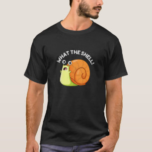 T-shirt Ce que la coque drôle de tourneille Snail Pun Dark