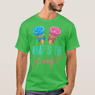 T-shirt Ce que la crème glacée Scoop Genre Reveal Party bé