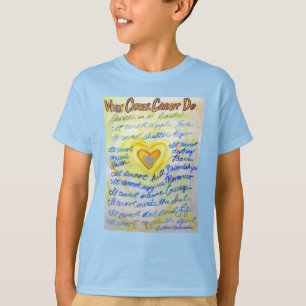 T-shirt Ce que le cancer ne peut pas faire Poem Angel T-sh