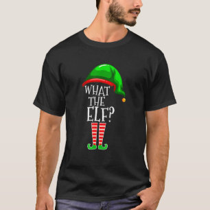 T-shirt Ce que l'Elf Joyeux Noël Noël Noël Fête des hivers