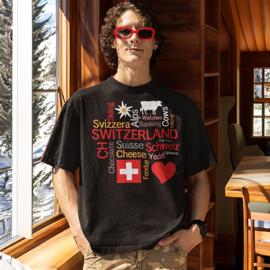 T-shirt Ce que nous aimons de la Suisse