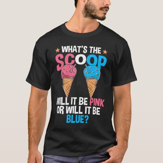 T-shirt Ce qu'est la Scoop Genre Révéler Correspondant Crè (Devant)