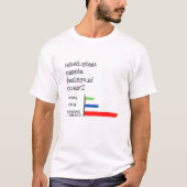 T-shirt Ce qui donne aux gens des sentiments de puissance (Devant)