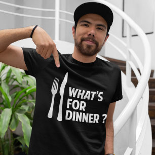 T-shirt Ce qui est pour le dîner