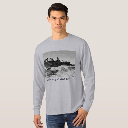 T-shirt Ce qui est si génial avec Windansea Long (Devant entier)