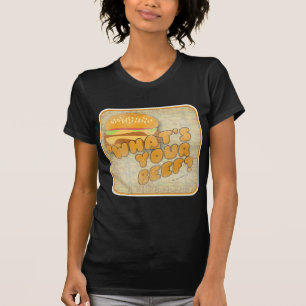 T-shirt Ce qui est votre hamburger drôle de boeuf