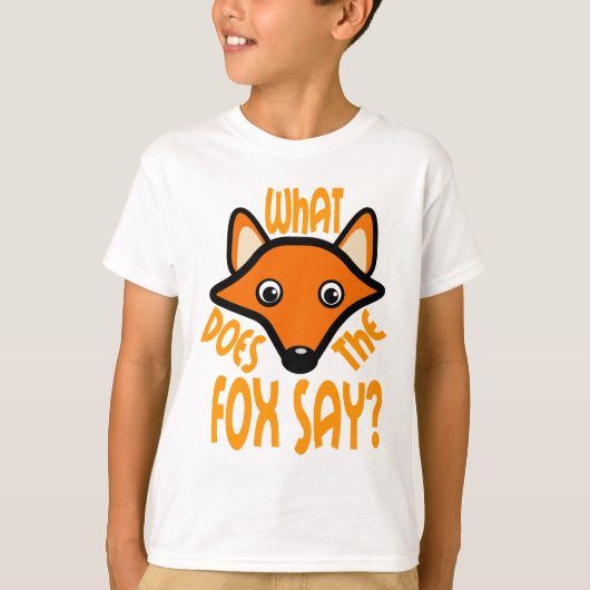 T-shirt Ce qui fait le Fox pour indiquer (Devant)